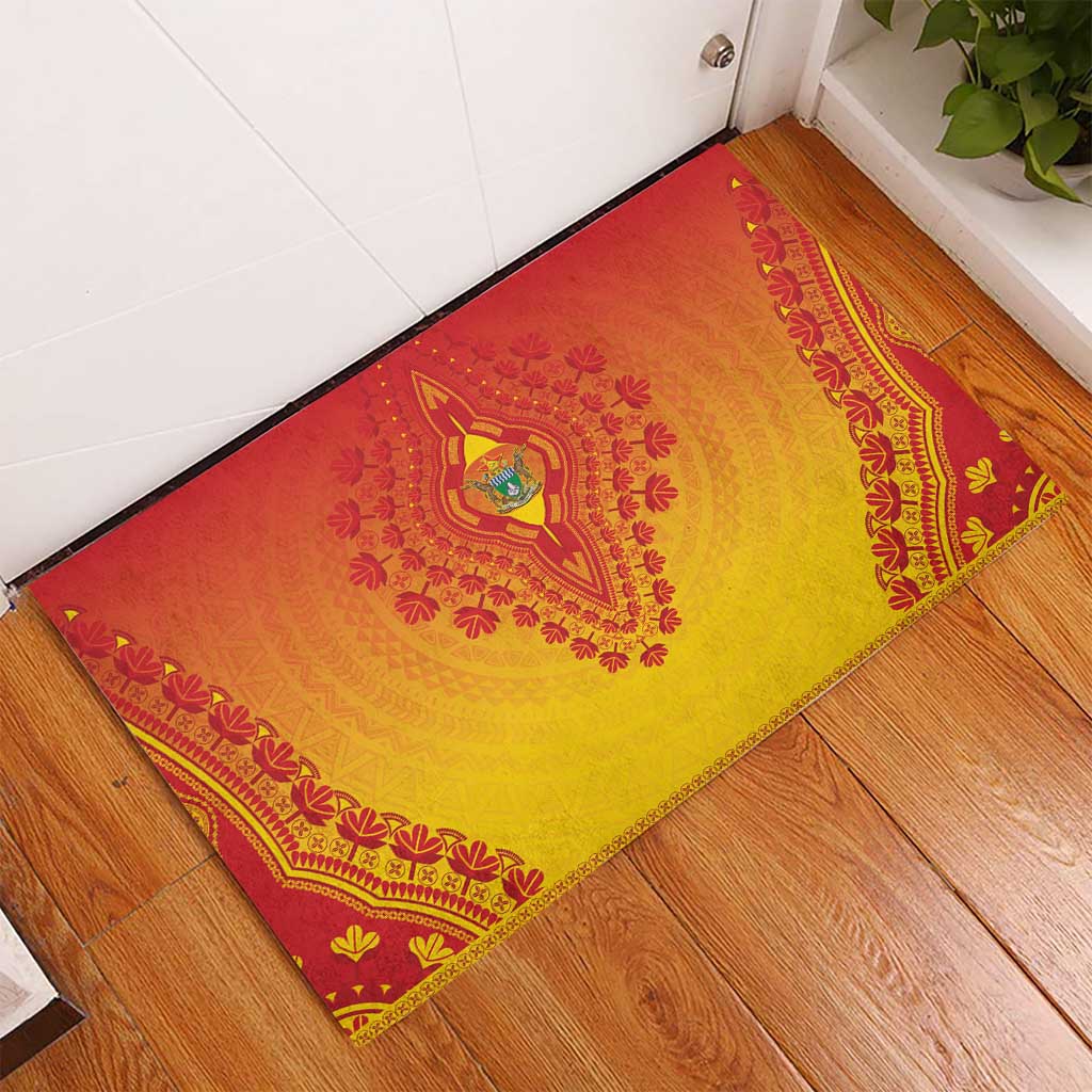 Afro Zimbabwe Rubber Doormat African Dashiki Style - African Pride