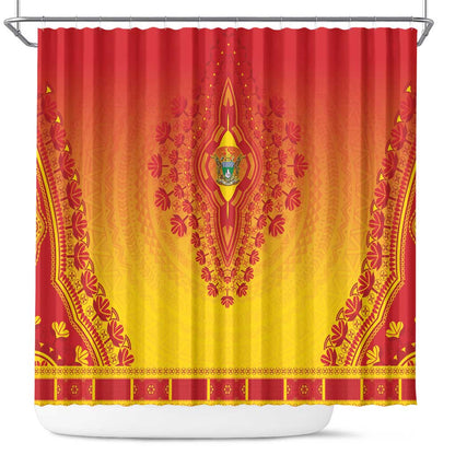 Afro Zimbabwe Shower Curtain African Dashiki Style - African Pride