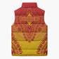 Personalized Zimbabwe African Dashiki Sleeveless Puffer Jacket