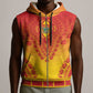 Personalized Afro Zimbabwe Sleeveless Zip Hoodie African Dashiki Style - African Pride