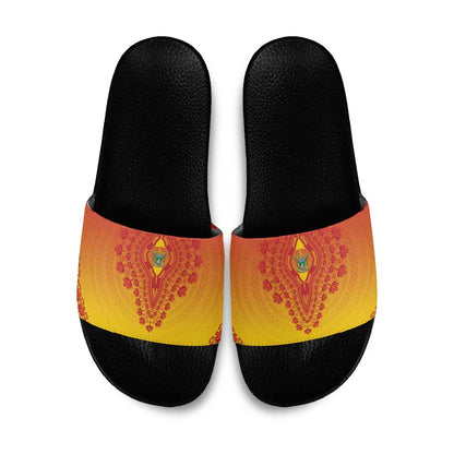 Zimbabwe African Dashiki Slide Sandals