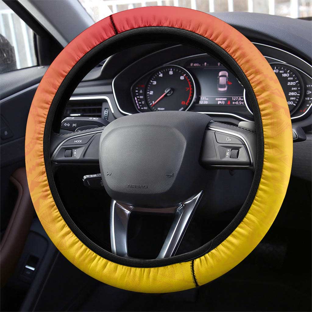 Afro Zimbabwe Steering Wheel Cover African Dashiki Style - African Pride