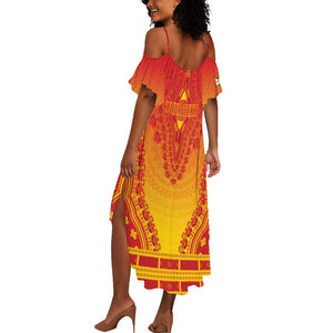 Personalized Afro Zimbabwe Summer Maxi Dress African Dashiki Style - African Pride