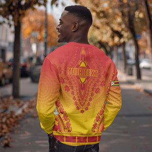 Personalized Afro Zimbabwe Sweatshirt African Dashiki Style - African Pride