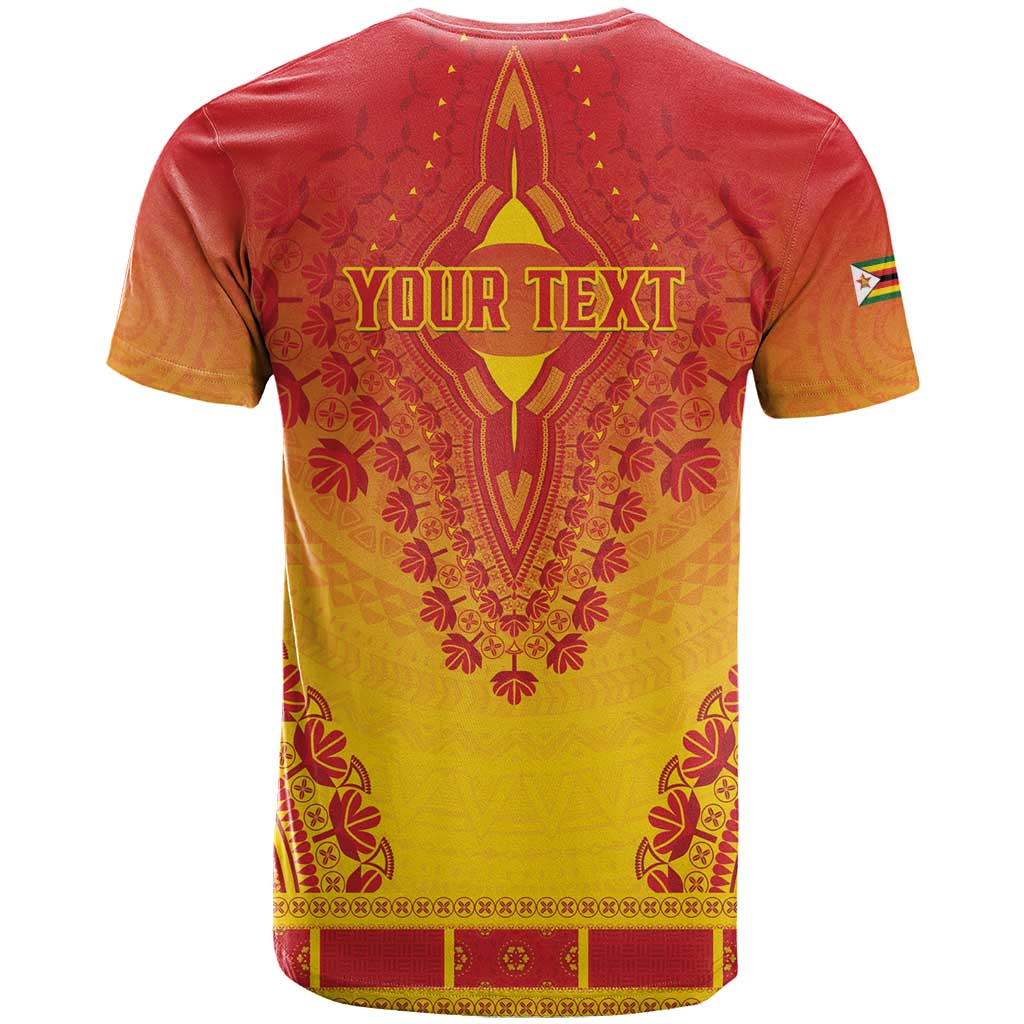 Personalized Afro Zimbabwe T shirt African Dashiki Style - African Pride