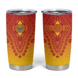 Personalized Afro Zimbabwe Tumbler Cup African Dashiki Style - African Pride