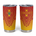 Personalized Afro Zimbabwe Tumbler Cup African Dashiki Style - African Pride