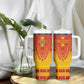 Personalized Afro Zimbabwe Tumbler With Handle African Dashiki Style - African Pride