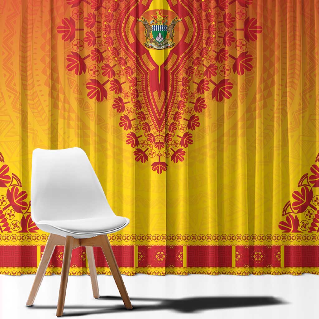 Afro Zimbabwe Window Curtain African Dashiki Style - African Pride