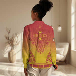 Personalized Afro Zimbabwe Women Casual Shirt African Dashiki Style - African Pride