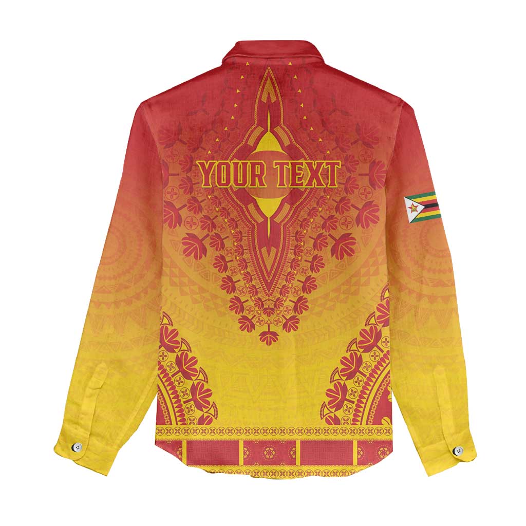 Personalized Afro Zimbabwe Women Casual Shirt African Dashiki Style - African Pride