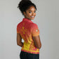 Personalized Afro Zimbabwe Women Polo Shirt African Dashiki Style - African Pride