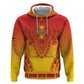 Personalized Afro Zimbabwe Zip Hoodie African Dashiki Style - African Pride