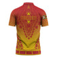 Personalized Zimbabwe African Dashiki Zipper Polo Shirt