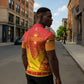 Personalized Zimbabwe African Dashiki Zipper Polo Shirt