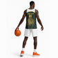 South Africa Rugby Personalised Basketball Jersey Springboks Mascot With King Protea -  African Pattern - African Pride