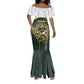 South Africa Rugby Personalised Mermaid Dress Springboks Mascot With King Protea -  African Pattern