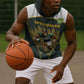 South Africa Rugby Personalised Sleeveless Hoodie Springboks Mascot With King Protea -  African Pattern - African Pride