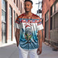 Personalised Cape Verde Christmas Baseball Jersey Manatee Feliz Natal