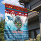 Personalised Cape Verde Christmas Garden Flag Manatee Feliz Natal