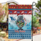 Personalised Cape Verde Christmas Garden Flag Manatee Feliz Natal