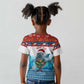 Personalised Cape Verde Christmas Kid T shirt Manatee Feliz Natal