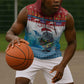 Personalised Cape Verde Christmas Sleeveless Hoodie Manatee Feliz Natal - African Pride