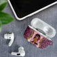 Black Her Story AirPods Case Faith Pink Leopard - African Pride
