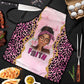 Black Her Story Apron Faith Pink Leopard - African Pride