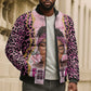 Black Her Story Bomber Puffer Jacket Faith Pink Leopard - African Pride