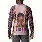 Black Her Story Button Sweatshirt Faith Pink Leopard