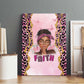 Black Her Story Canvas Wall Art Faith Pink Leopard - African Pride