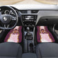 Black Her Story Car Mats Faith Pink Leopard - African Pride