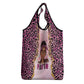 Black Her Story Grocery Bag Faith Pink Leopard - African Pride