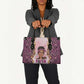 Black Her Story Leather Bag Faith Pink Leopard - African Pride