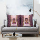 Black Her Story Pillow Cover Faith Pink Leopard - African Pride