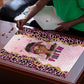 Black Her Story Puzzle Faith Pink Leopard - African Pride