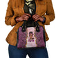 Black Her Story Shoulder Handbag Faith Pink Leopard - African Pride