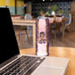 Black Her Story Skinny Tumbler Faith Pink Leopard - African Pride