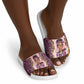 Black Her Story Slide Sandals Faith Pink Leopard - African Pride