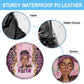Black Her Story Spare Tire Cover Faith Pink Leopard - African Pride