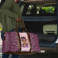 Black Her Story Travel Bag Faith Pink Leopard - African Pride