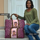 Black Her Story Travel Bag Faith Pink Leopard - African Pride
