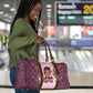 Black Her Story Travel Bag Faith Pink Leopard - African Pride