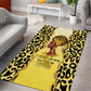 Black Her Story Area Rug A Queen Turns Pain Into Power - African Pride
