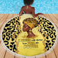 Black Her Story Beach Blanket A Queen Turns Pain Into Power - African Pride