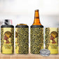 Black Her Story 4 in 1 Can Cooler Tumbler A Queen Turns Pain Into Power - African Pride