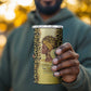Black Her Story 4 in 1 Can Cooler Tumbler A Queen Turns Pain Into Power - African Pride