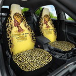 Black Her Story Car Seat Cover A Queen Turns Pain Into Power - African Pride