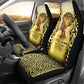 Black Her Story Car Seat Cover A Queen Turns Pain Into Power - African Pride